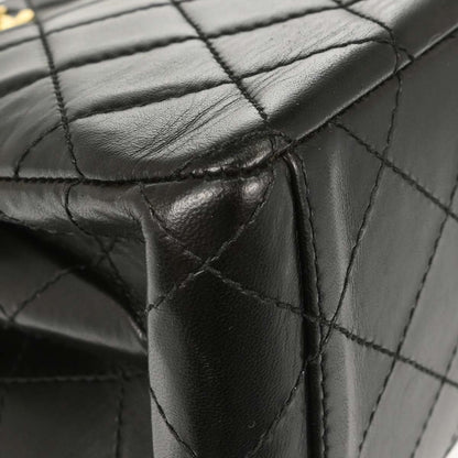 Chanel Black Lambskin Double Sided Handbag