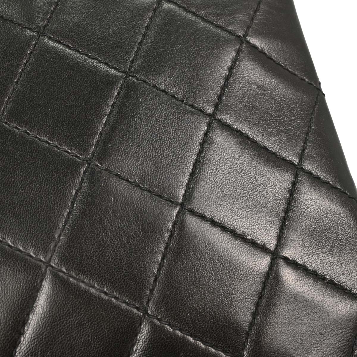 Chanel Black Lambskin Double Sided Handbag