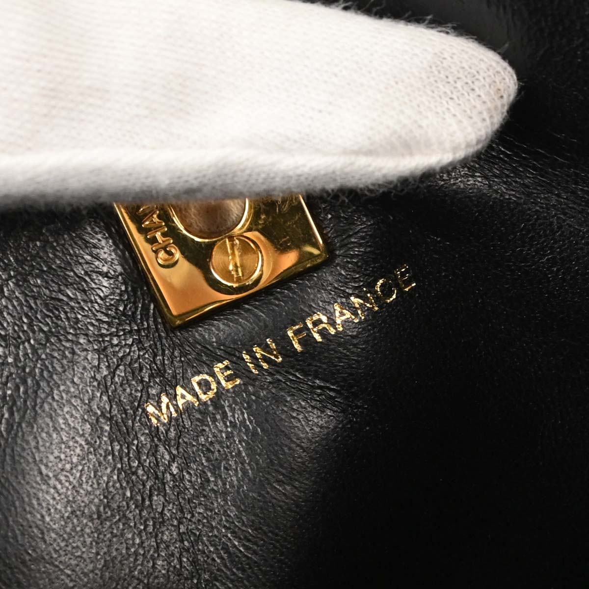 Chanel Black Lambskin Double Sided Handbag