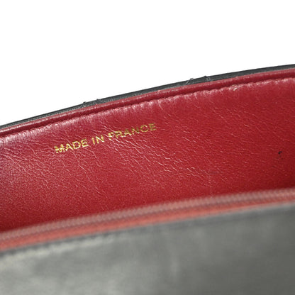 Chanel Black Lambskin Straight Flap Handbag