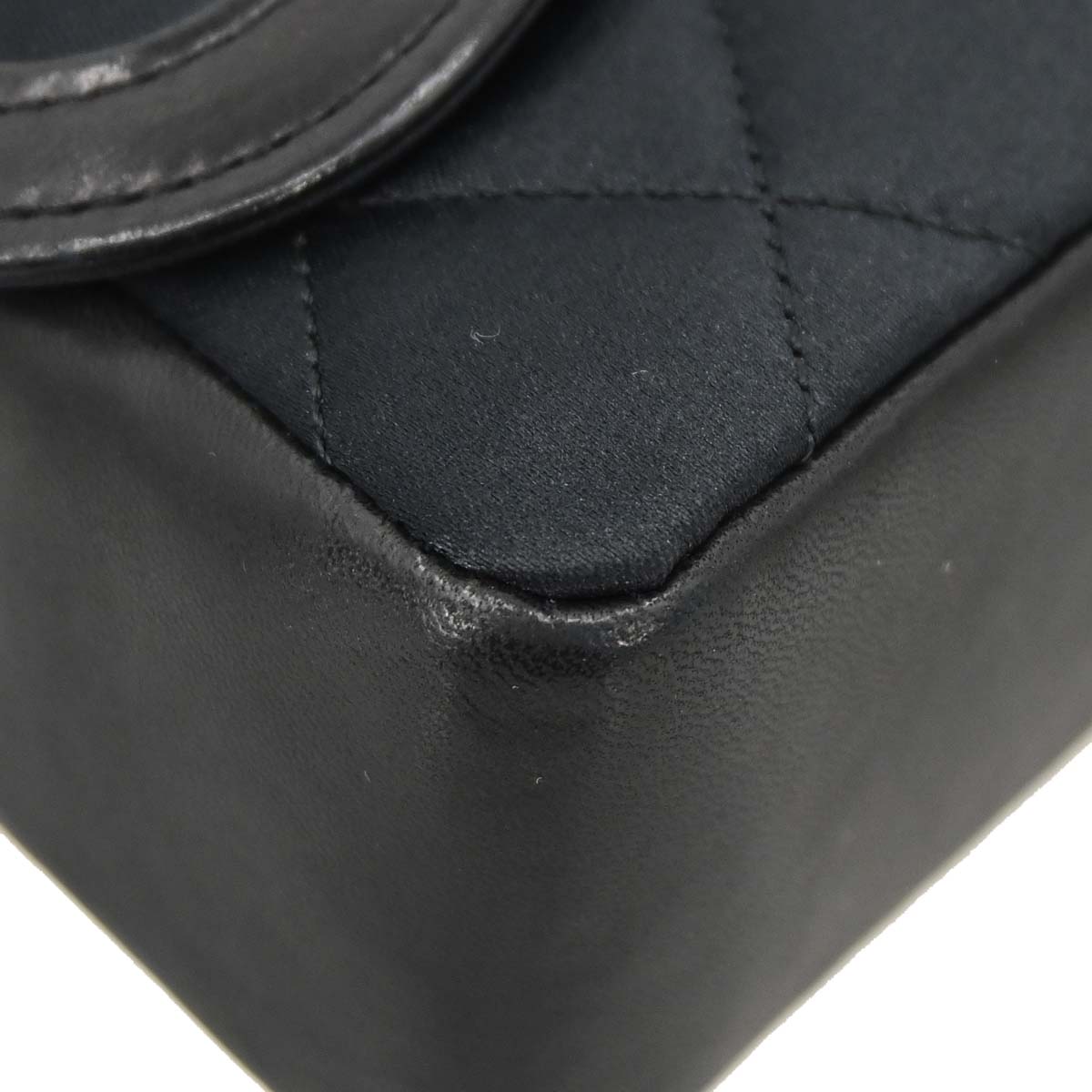 Chanel Black Satin Bijou Chain Shoulder Bag