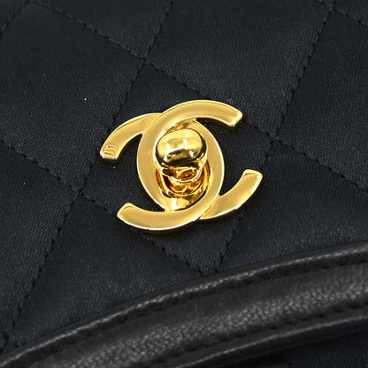 Chanel Black Satin Bijou Chain Shoulder Bag