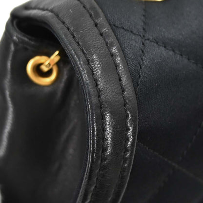 Chanel Black Satin Bijou Chain Shoulder Bag