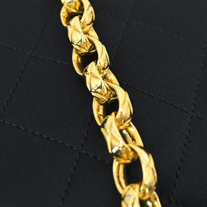 Chanel Black Satin Bijou Chain Shoulder Bag