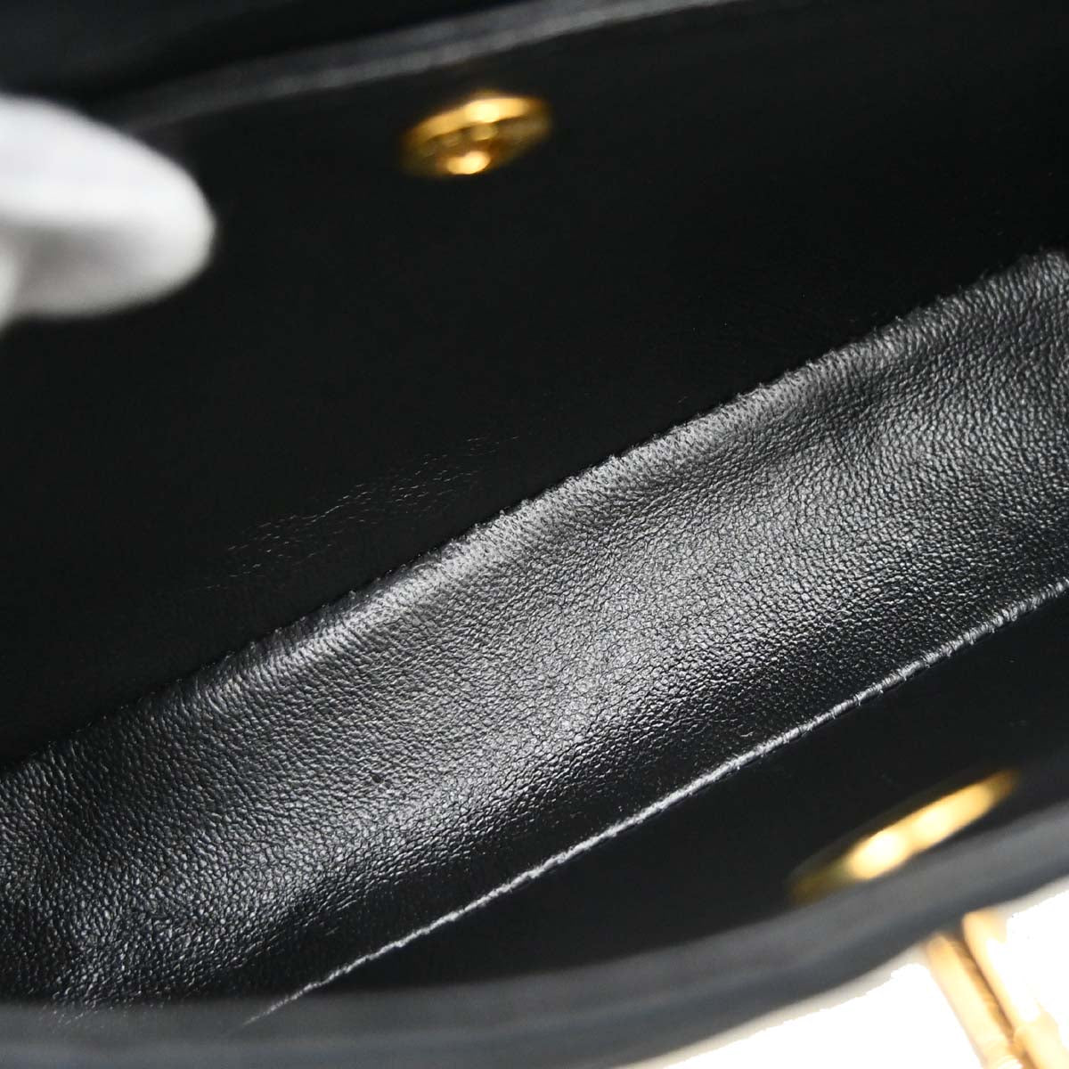 Chanel Black Satin Bijou Chain Shoulder Bag