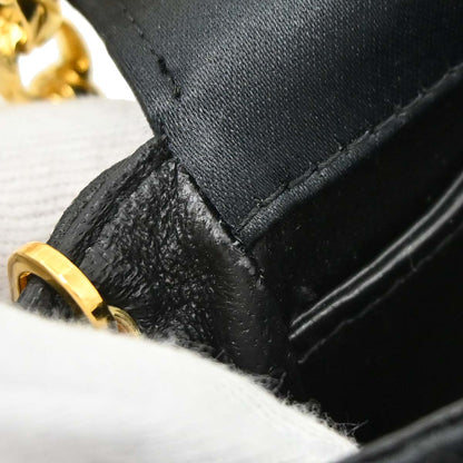 Chanel Black Satin Bijou Chain Shoulder Bag