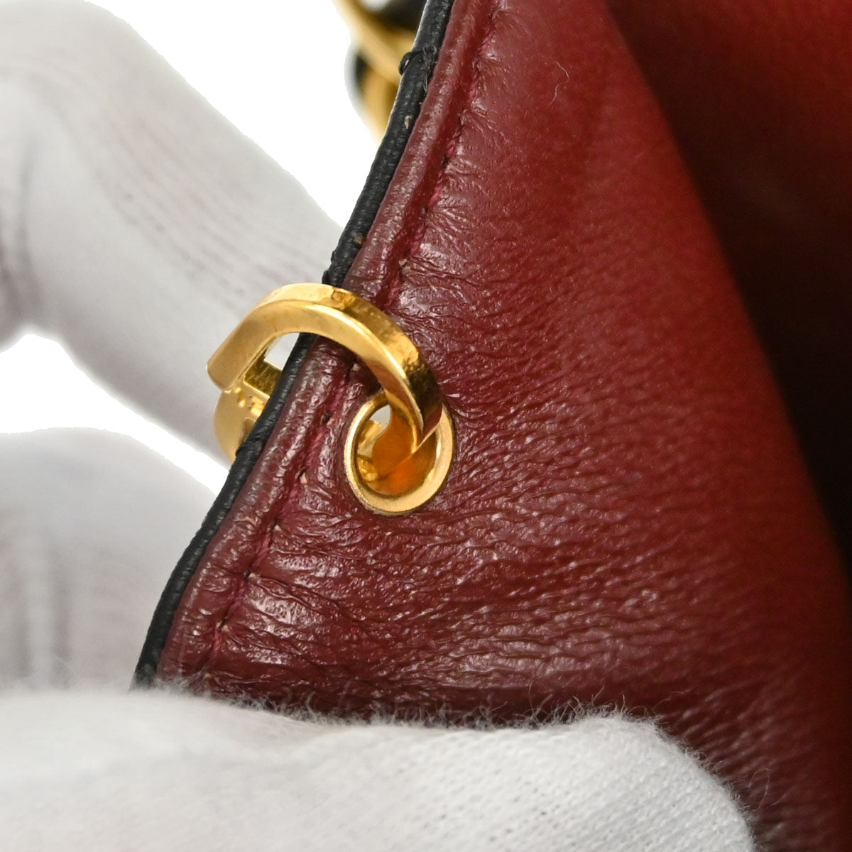 Chanel Black Lambskin Straight Flap Shoulder Bag