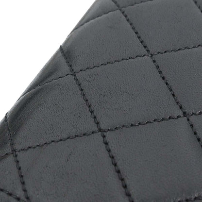 Chanel Black Lambskin Turnlock Mini Full Flap Shoulder Bag