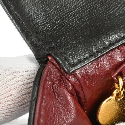 Chanel Black Lambskin Single Flap Shoulder Bag