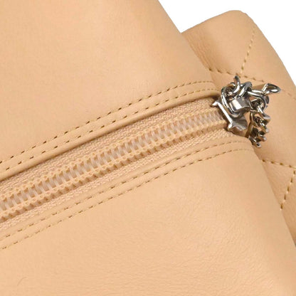 Chanel 2005-2006 Beige Calfskin Cambon Ligne Reporter Bag Handbag