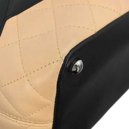 Chanel Beige Calfskin Cambon Ligne Tote Handbag