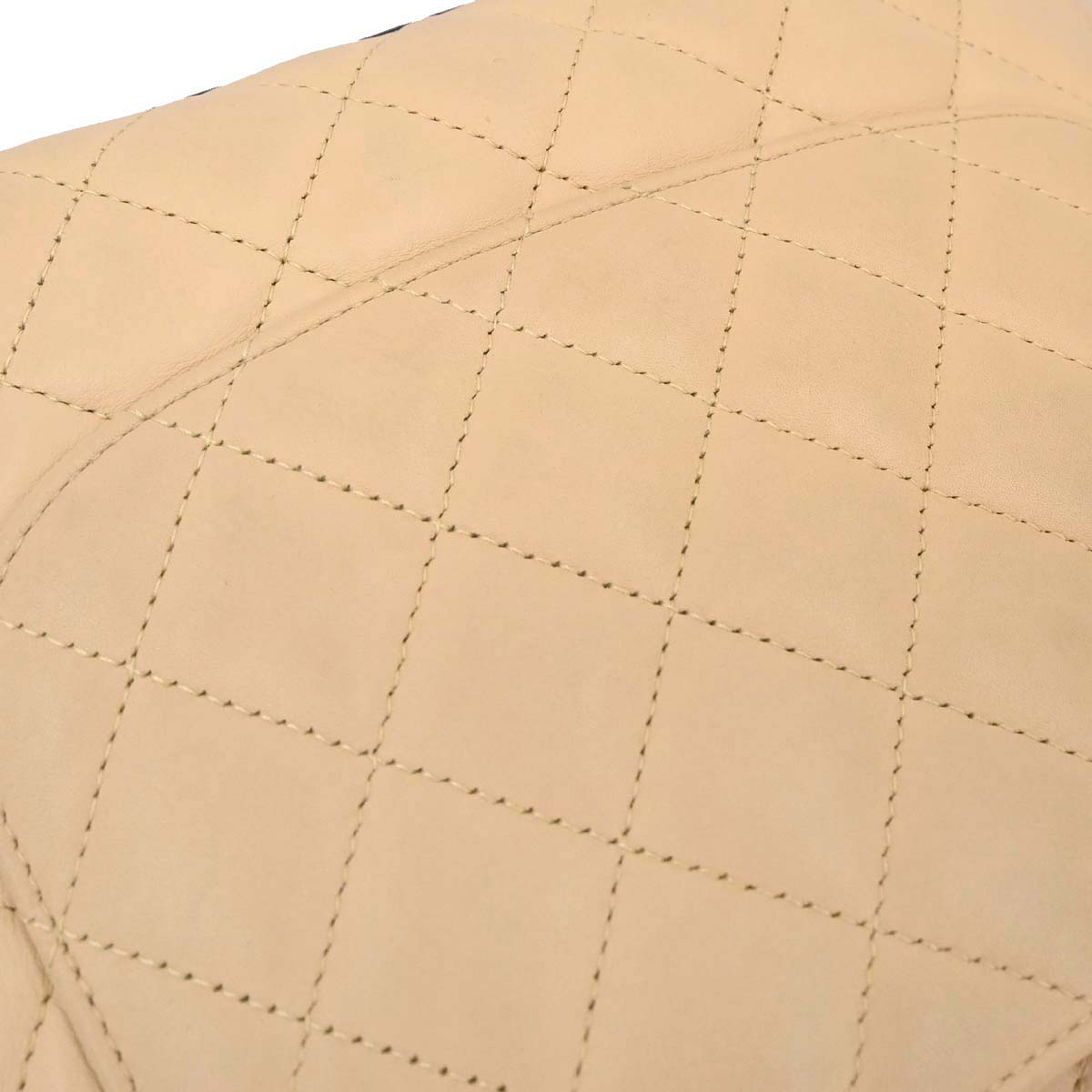 Chanel Beige Calfskin Cambon Ligne Tote Handbag