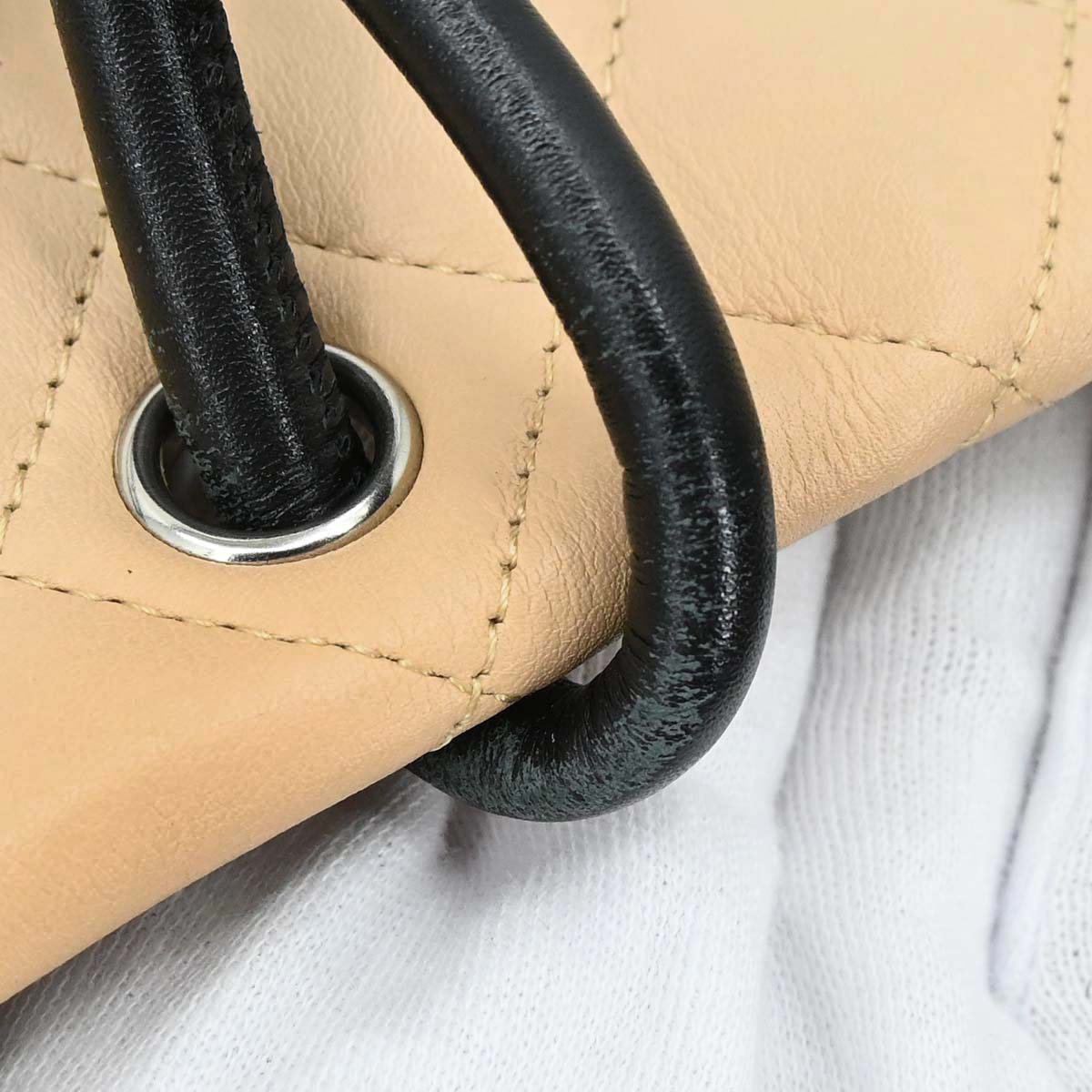 Chanel Beige Calfskin Cambon Ligne Tote Handbag