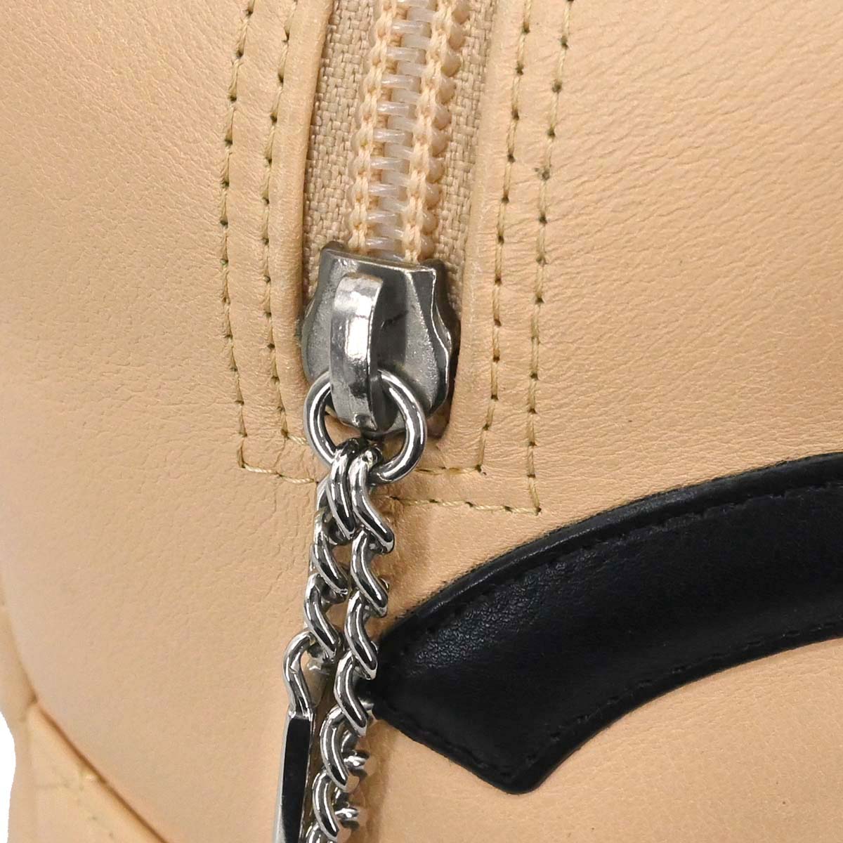 Chanel Beige Calfskin Cambon Ligne Bowling Bag 27