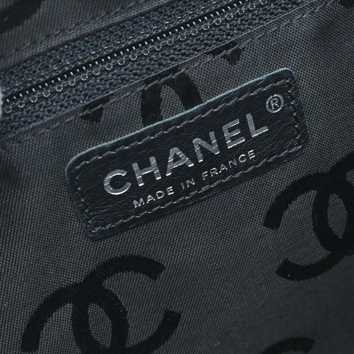 Chanel Beige Calfskin Cambon Ligne Bowling Bag 27