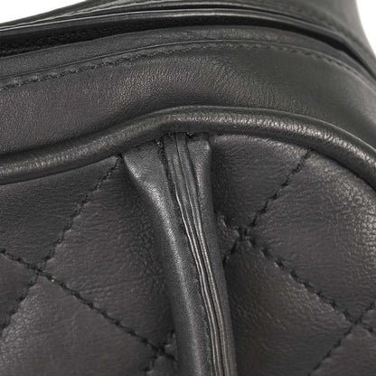 Chanel 2005-2006 Black Calfskin Bowling Bag 27