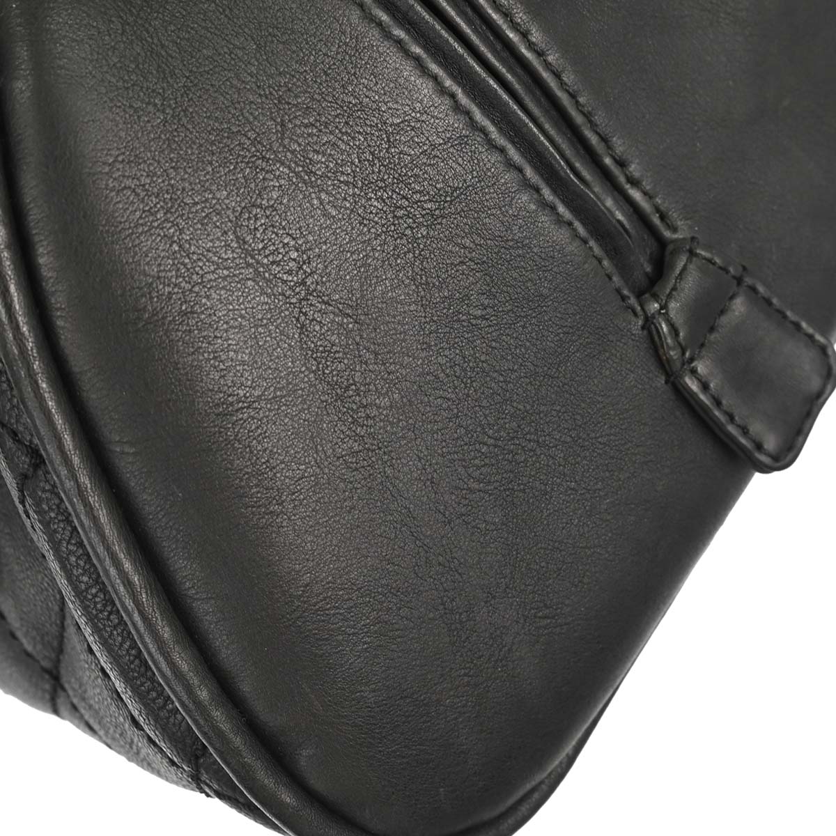 Chanel 2005-2006 Black Calfskin Bowling Bag 27