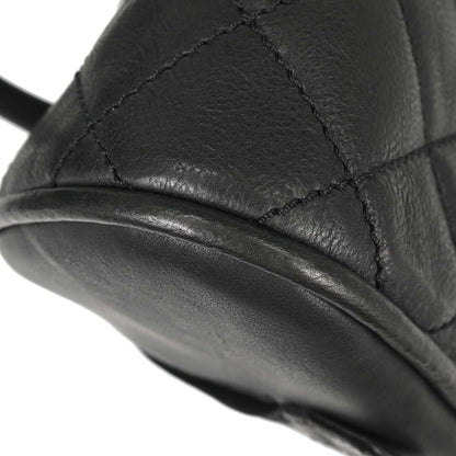 Chanel 2005-2006 Black Calfskin Bowling Bag 27