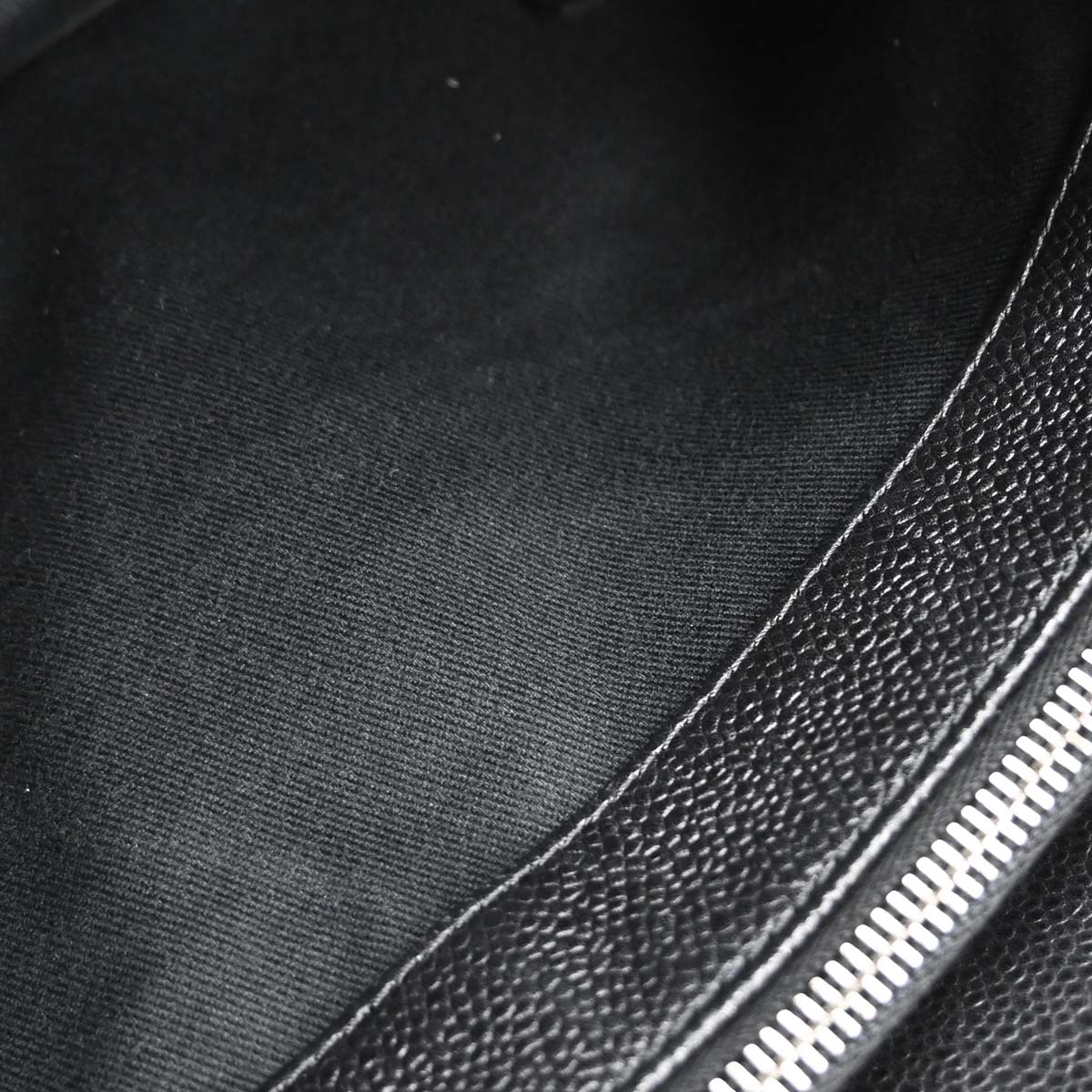 Chanel 2012-2013 Black Caviar Skin Timeless CC Chain Tote Bag