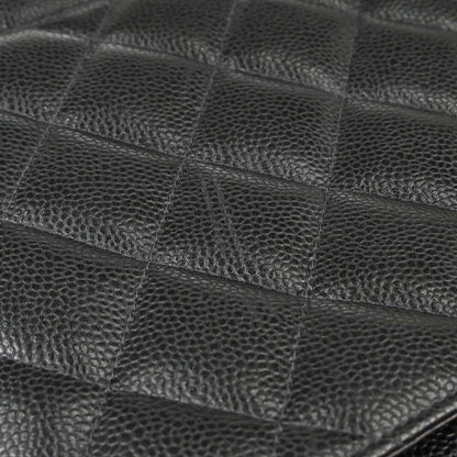 Chanel Black Caviar Medallion Tote Handbag