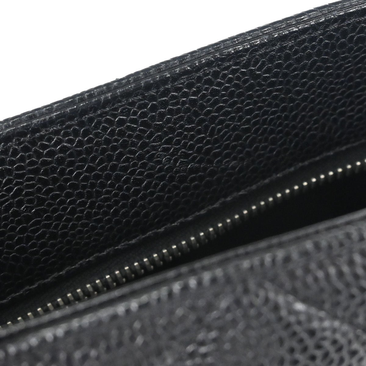 Chanel Black Caviar Skin Medallion Tote Handbag