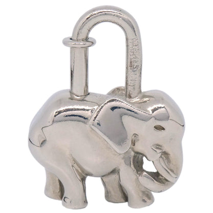 Hermes 1988 Elephant Cadena Silver Small Good