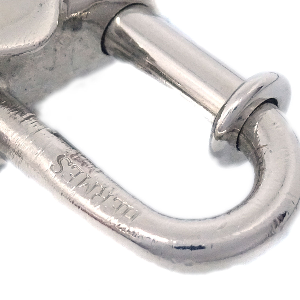 Hermes 1988 Elephant Cadena Silver Small Good