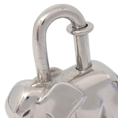 Hermes 1988 Elephant Cadena Silver Small Good