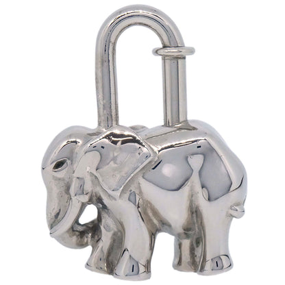 Hermes 1988 Elephant Cadena Silver Small Good