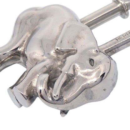 Hermes 1988 Elephant Cadena Silver Small Good