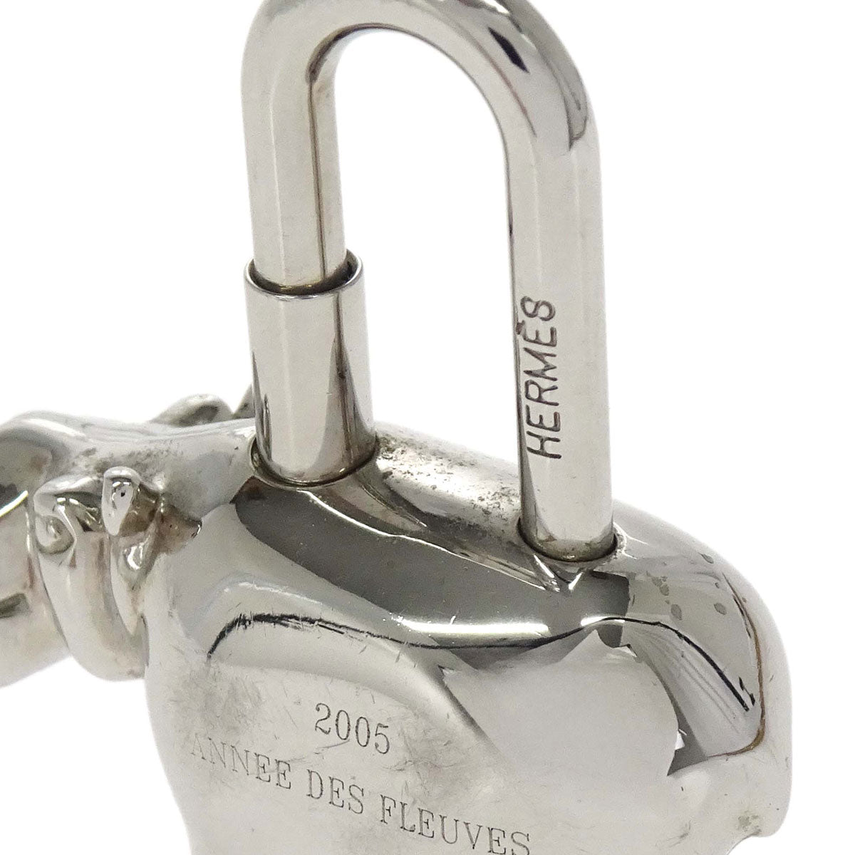 Hermes 2005 Annee Des Fleuves Cadena Silver Small Good