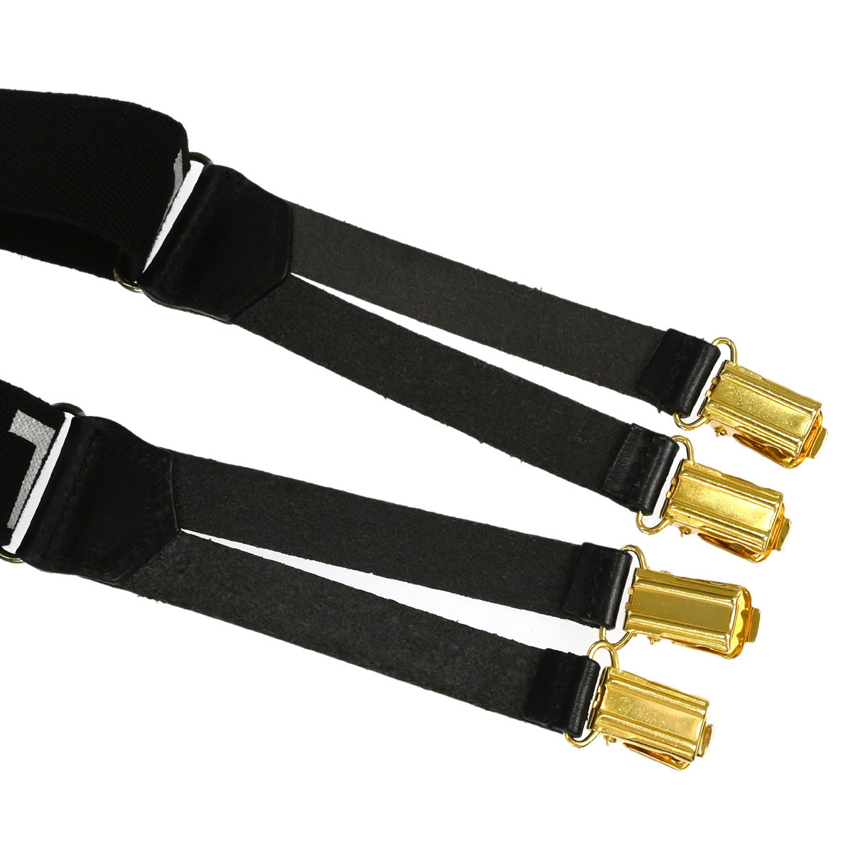 Chanel Black Suspenders 21 Small Good