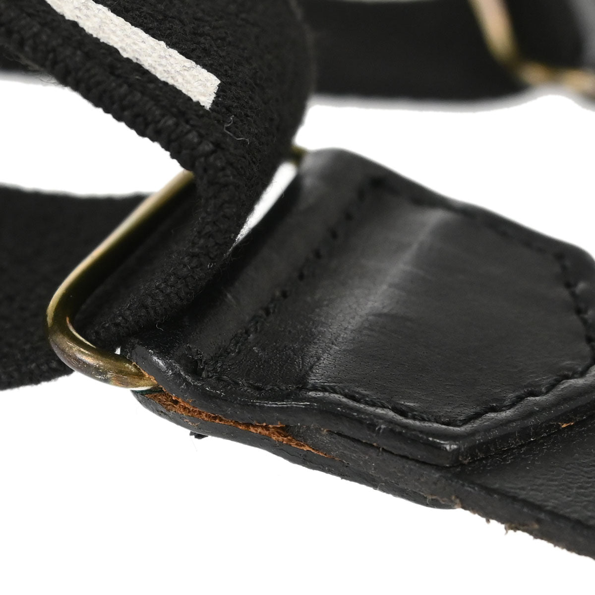 Chanel Black Suspenders 21 Small Good