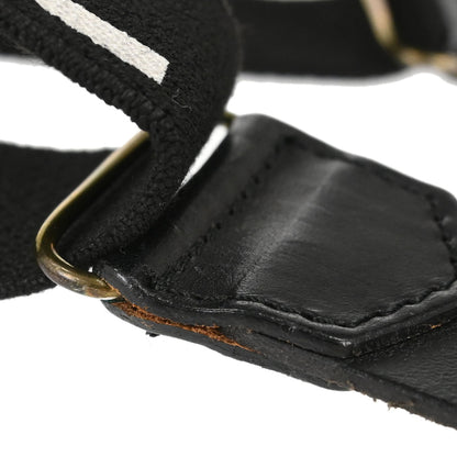 Chanel Black Suspenders 21 Small Good
