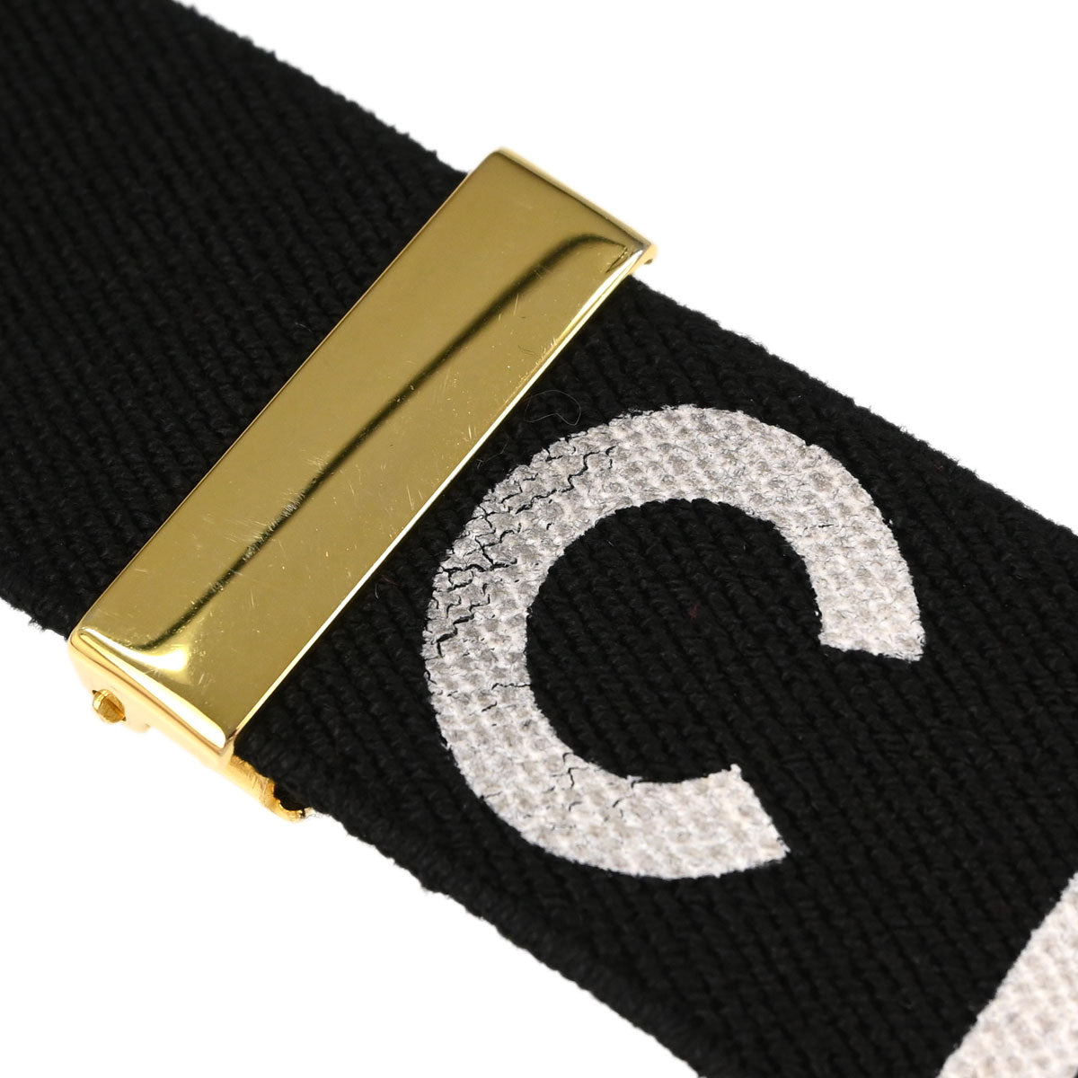 Chanel Black Suspenders 21 Small Good
