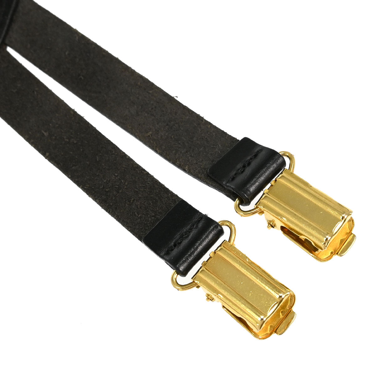 Chanel Black Suspenders 21 Small Good