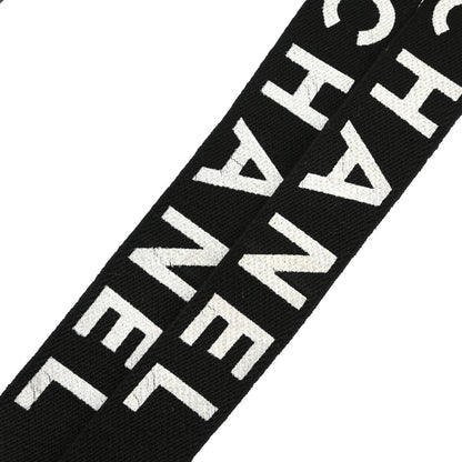 Chanel Black Suspenders 21 Small Good