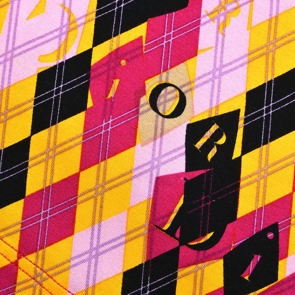 Christian Dior Argyle Tank Top Yellow Pink #38