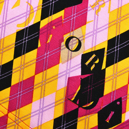 Christian Dior Argyle Tank Top Yellow Pink #38