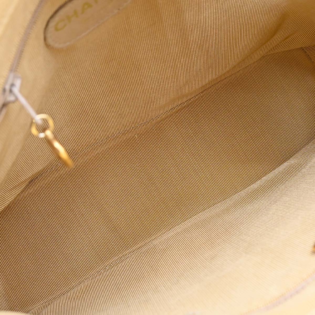 Chanel Beige Caviar Skin Shoulder Bag