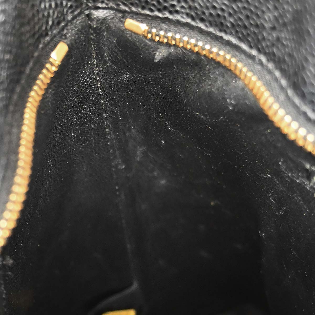 Chanel Black Caviar Skin Medallion Tote Handbag