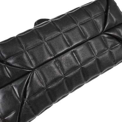 Chanel 2002-2003 Black Lambskin Choco Bar Handbag
