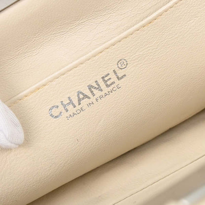 Chanel 2002-2003 Black Lambskin Choco Bar Handbag