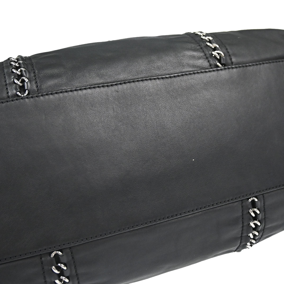 Chanel 2005-2006 Black Calfskin Luxury Line Tote Handbag
