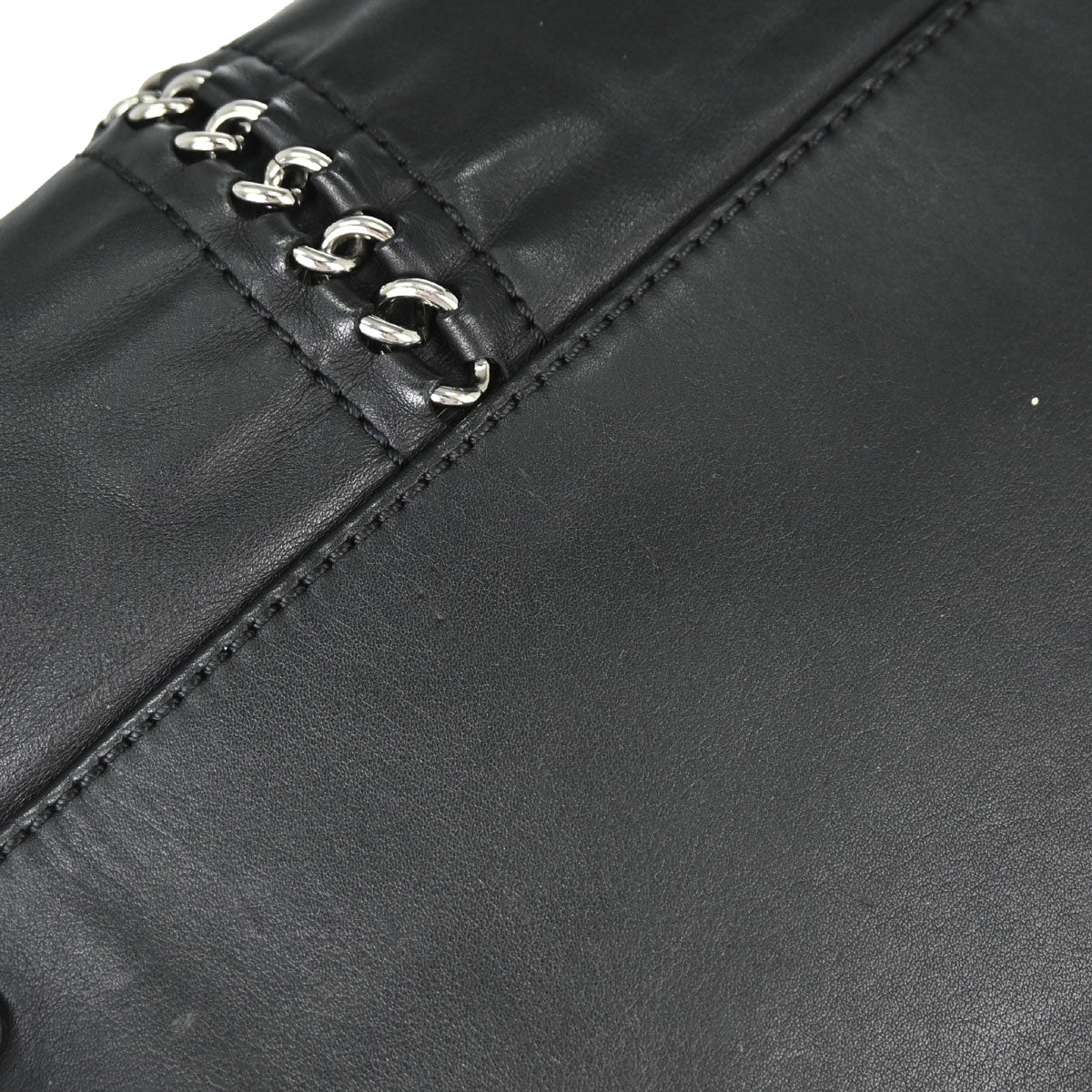 Chanel 2005-2006 Black Calfskin Luxury Line Tote Handbag