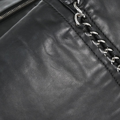 Chanel 2005-2006 Black Calfskin Luxury Line Tote Handbag
