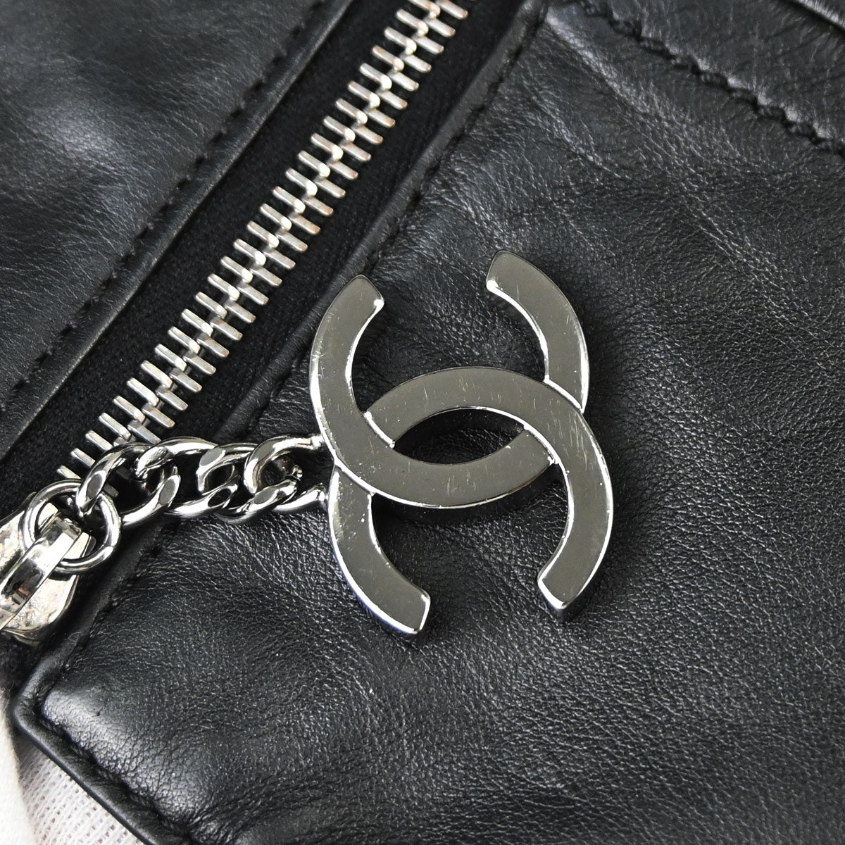 Chanel 2005-2006 Black Calfskin Luxury Line Tote Handbag