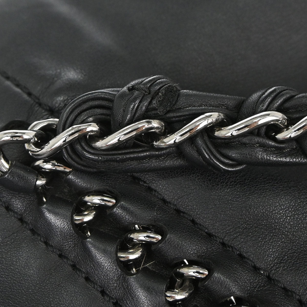 Chanel 2005-2006 Black Calfskin Luxury Line Tote Handbag