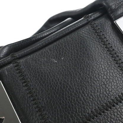 Chanel Black Caviar Skin Choco Bar Wild Stitch Handbag