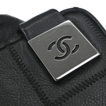 Chanel Black Caviar Skin Choco Bar Wild Stitch Handbag